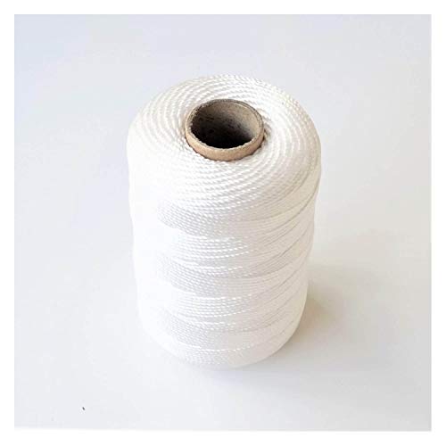 Utop Rope 100% Nylon Braided Mason Line | Heavy Duty Rosary String for Masonry, Construction, Home Improvement | General Purpose Twine String