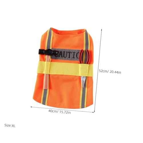 Disfraz para perro talla XL color naranja miniatura 2