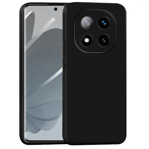 Image of Back Cover for Mi Redmi Note 14 Pro Plus 5G | Full Camera Protection | Premium Liquid Silicon Case | Flexible Bumper Case for Mi Redmi Note 14 Pro Plus 5G (Black)