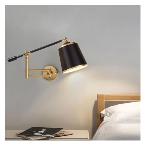 HYJAUSXB Adjustable Iron Wall Lamp - Modern Indoor Sconce Lighting for Living Room, Entryway, Staircase, Restaurant & Corridor Aisles
