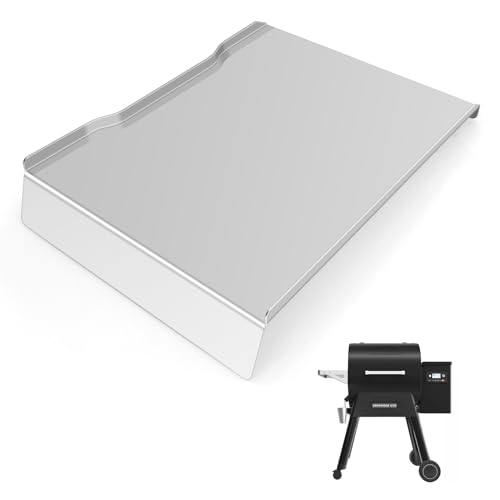 Image of Drip Tray Replacement Parts for Traeger Ironwood 650, Redland, Redland XL, Stainless Steel Drip Pan Replacement Parts Accessories for Traeger KIT0438 BAC506 Pellet Smoker Grills