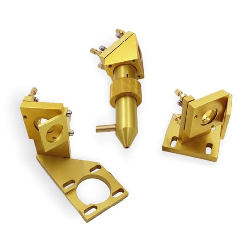 CO2 Mini Laser Head Set D12 18 20 Lens for 2030 4060 K40 Laser Engraving Cutting(B,20-50.8_WHOLE SET (NO LENS))