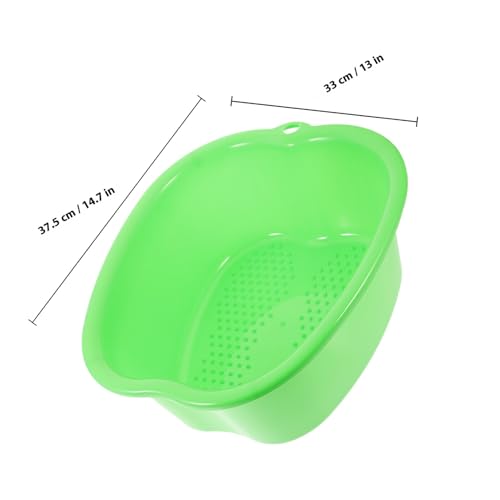Baldín para baño de pies con masaje acupuntura verde miniatura 2