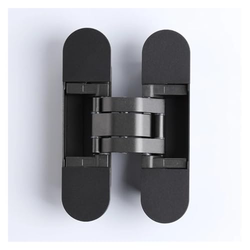 Charnière cachée AGB ECLIPSE 2.0 noire réglable 3D pour porte invisible - 4