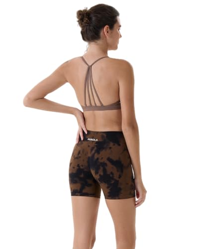 Image of AUROLA Dream Collection Women Workout Shorts High Waist Gym Shorts, Scrunch Butt Seamless Athletic Shorts