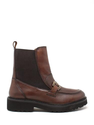 Tronquettes femme cuir marron cognac anti fatigue pour marcher toute la journée
