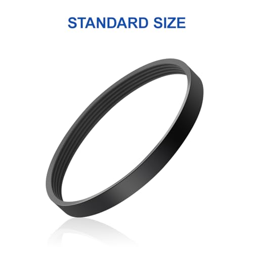 LANMU Replacement Belts Compatible with Bissell MultiClean Pet Vacuum Cleaner Model 2998, 2852, 3059, 2849, 3000, 3057, 2999, Grooved Belt for Triple Action Brush Roll, Parts 1625646 (2 Pack)