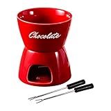 【Matériaux de qualité supérieure】Fabriqué en céramique de qualité, cet appareil à fondue au chocolat présente un design élégant et stylé qui esthétique moderne et classique.