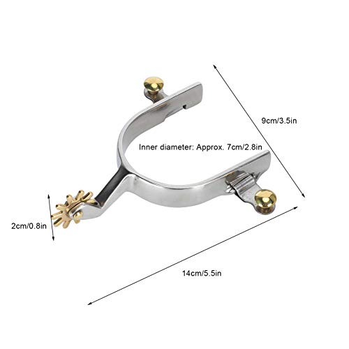 Entatial Uniseks sporen, roestbestendig, fijne afwerking, glad, praktisch, Amerikaans type, voor de landbouw - Afbeelding 6