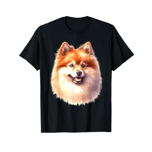 Finnish Spitz Dog Portrait T-Shirt