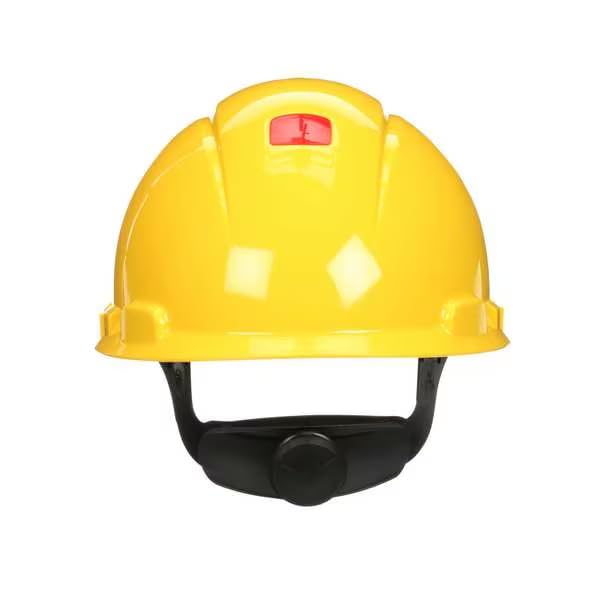 Hard Hat, HDPE, 4 Point Ratchet, Type 1, Class G, Type 1, Class E, Yellow, Mfr: H-702SFR-UV-A