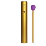 Aluminium Wah Tube Mit SchläGel 512–960 Hz Metall-Wah-Wah-Röhre, Percussion, Klangheilung, Meditationsinstrument, Bildung, Lernen for Kinder(640 Hz)