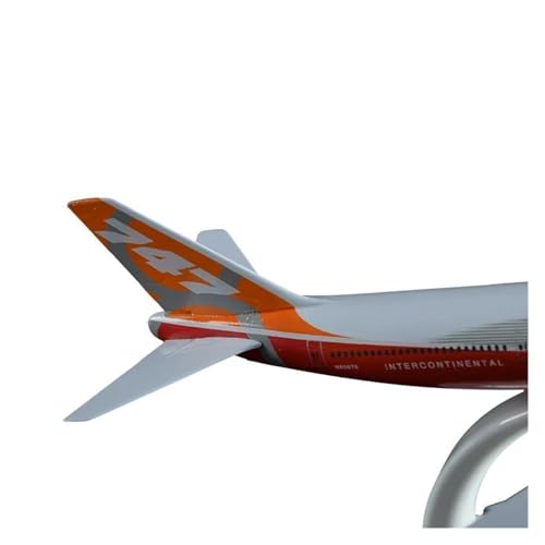 Modelo de avión B747-8 Airlines de 20 cm con base de aleación de colección 5