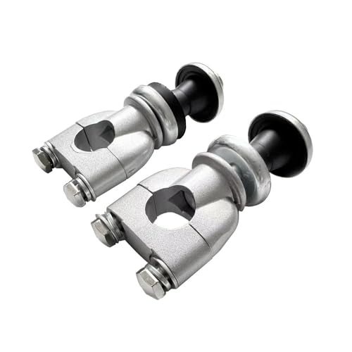 Abrazaderas manillar moto de 22mm elevadores universales de aluminio 3