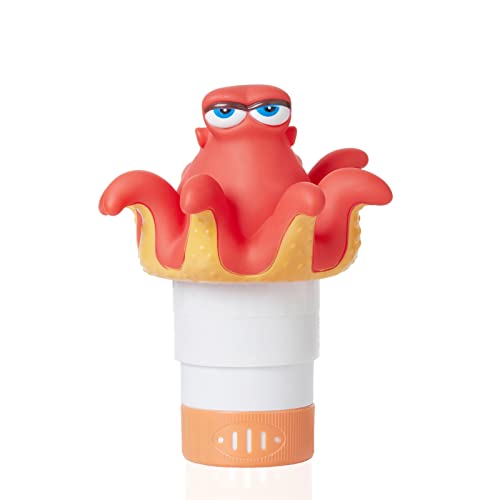 XY-WQ Chlorine Floater, Floating Pool Chlorine Dispenser, Fits 1 and 3 Inch Tablets for Large and Small Pools, Hot Tub, Spa, Octopus