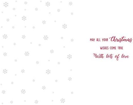 Cute (Photo) Christmas Card Granddaughter - 7 x 5 inches - Piccadilly Greetings