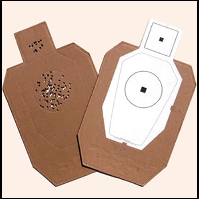 Warren Training Tactical IDPA Target Facer Black Size: 12 1/2" x 24 1/2"