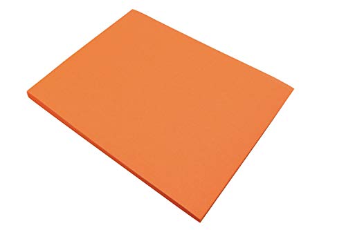 Image of SunWorks Heavyweight Construction Paper, 9 x 12 Inches, Yellow Orange, Pack of 50