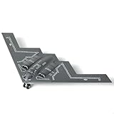 NUOTIE Quick Build B-2 Spirit Military Aircraft Model 1/200 USAF Stealth Strategic Heavy Bomber Plastic Building Airplane Model Kit for Gift and Collection (20 Pieces)