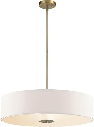 Kichler 42122CLZ Colgante, 3 luces 450 vatios totales, bronce clásico