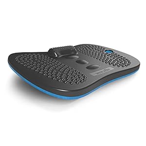 Serenelife Standing Desk Anti Fatigue Mat Wooden Wobble Balance Board Stability Rocker with Natural Hardwood Ergonomic Design Comfort Floor Mat for Standing Desks, Fitness Workout, and Stress Relief