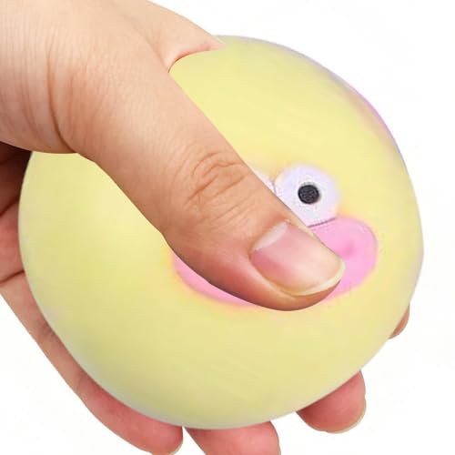 Juguete Antiestrés Apretable Pelota Antiestrés con Forma De Bollo Al Vapor