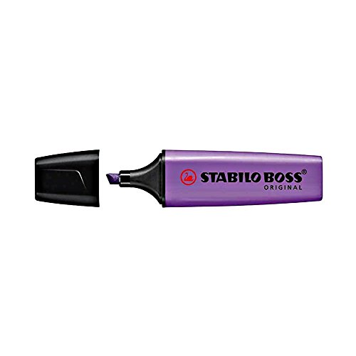 Stabilo BOSS original highlighter chisel tip lavender ink colour x 1 single pen