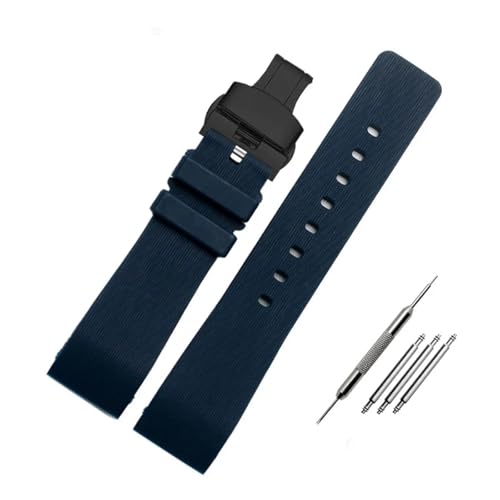 [VEł] JeBG TgX 100 jp 23mm 20mm u[ ubN uE EHb`XgbvΉ o[EHb`oh(Blue-black-B,23mm)