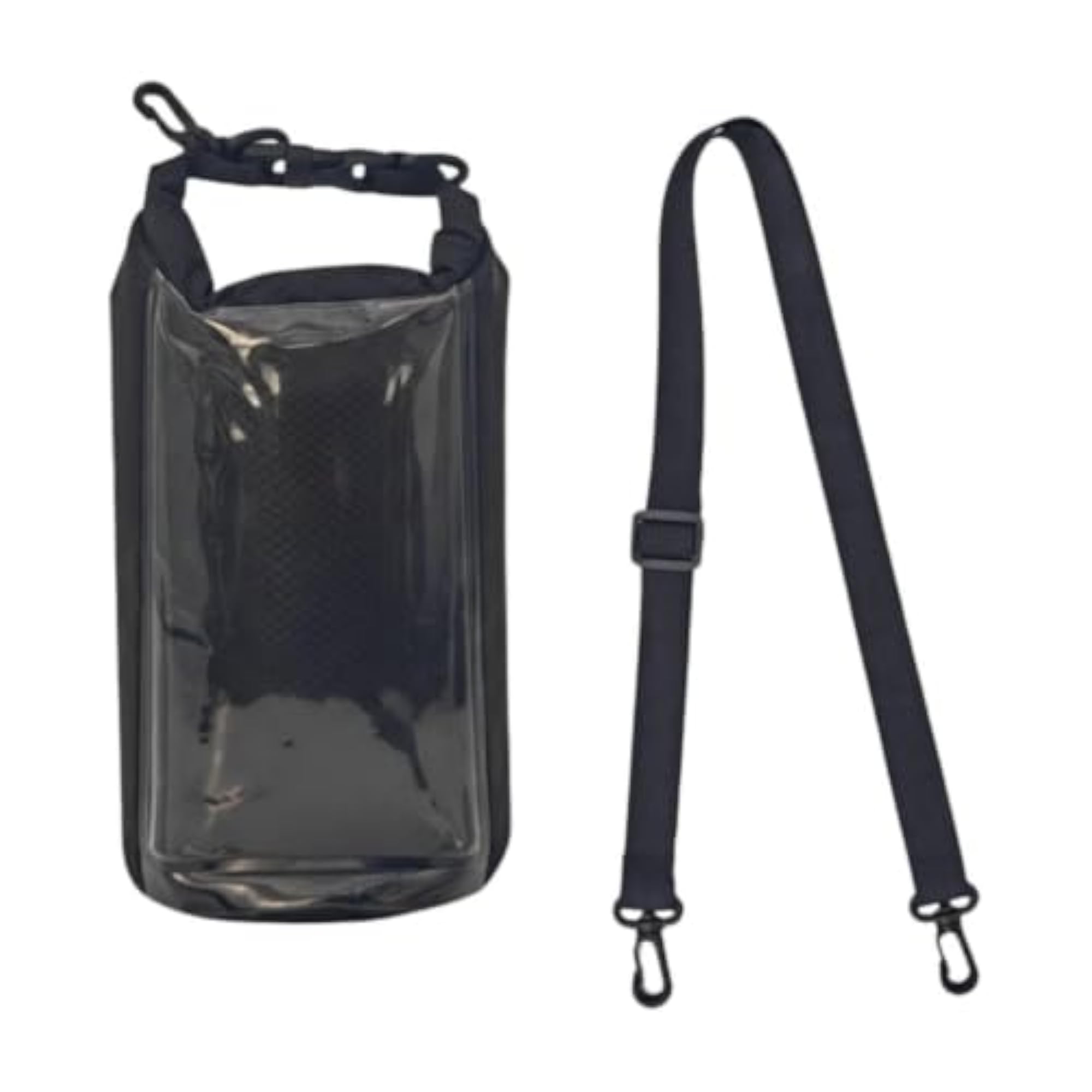 Phone Dry Bag with Strap, Black