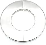 OZXNO 4.0' Stainless Steel Wall Split Flange 2pcs Split Decorative Escutcheon Self-Adhesive Wall-mounted Water Pipe Cover Accessories