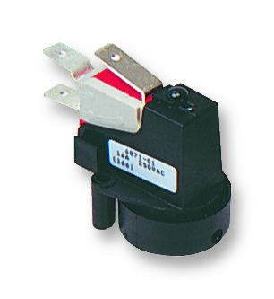 Interruttore, Lato aria Spdt, Gamma di prodotti 6871 Serie, Corrente di contatto AC 15A, Lunghezza Altezza Esterna 37mm, Larghezza Esterna 25mm, Centri di Fissaggio 20mm, Temperatura di Funzionamento