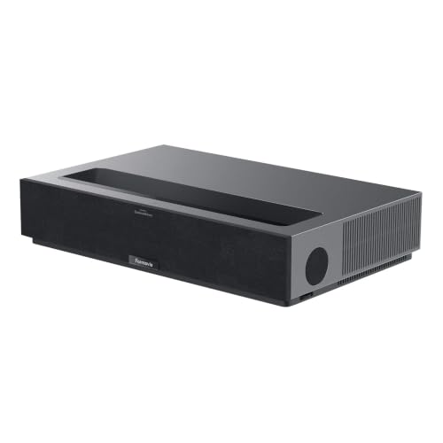 Formovie Theater, Projetor Ultra Curto 4K UHD Laser, ALPD 4.0 RGB+, 1800 ISO Lumens, Dolby Vision Atmos, Som Bowers & Wilkins, WiFi Bluetooth, Tela 80-150', 2x15W para Cinema em Casa