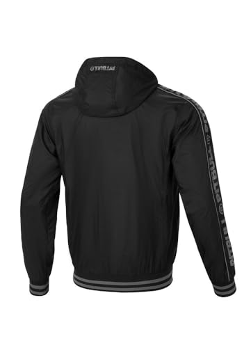 PITBULL - Übergangsjacke Herren mit Kapuze Whitewood, Winddichte Herren Jacke Übergang mit Reißverschluss, Bequeme Seitliche Taschen, Frühlingsjacke XL