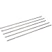 Kamas 5pcs Grade 5 GR5 Titanium Ti Rods Set 4mm Diameter 250mm Length 10 inches For Industry Tools