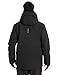 Pioneer Camp Herren Wasserdicht Skijacke Winddicht Snowboardjacke Warm Outdoor Winterjacke mit Kapuze Schwarz L
