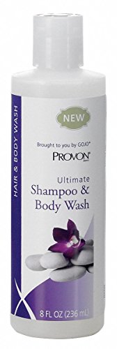 PROVON Ultimate Shampoo and Body Wash, Herbal Scent, 8 fl oz 2 -in -1 Luxurious Hair/Bodywash Squeeze Bottle (Pack of 48) - 4227-48 image 2