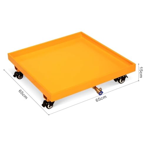 Bac de drainage bleu modulaire robuste pour la manipulation sécurisée