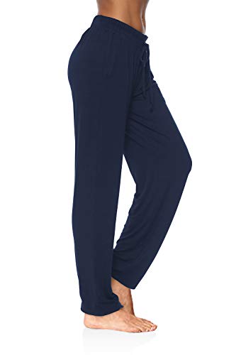 Image of DIBAOLONG Womens Yoga Pants Wide Leg Comfy Drawstring Casual Loose Straight Leg Lounge Pants Workout Running Sweatpants