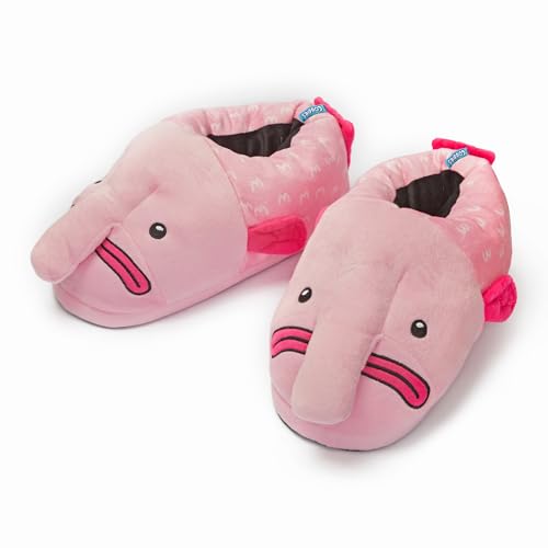 Coddies Blobfish Slippers | Funny Fish Gift, Plush Anti-Skid Grip | For Men, Women & Kids