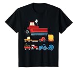 Niños Joven cortacéspedes, tractores, maquinaria agrícola, tractores. Camiseta