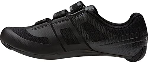PEARL IZUMI Men's Quest Road Cycling Shoe, Black/Black, 45