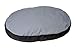 Karlie Kissen oval L: 60 cm B: 50 cm H: 8 cm grau-schwarz