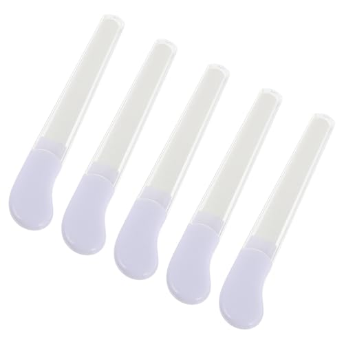 Homoyoyo Limas de Cerámica para Uñas 5 Piezas Herramienta para Alisar y Pulir Uñas Tamaño Pequeño Color Aleatorio Adecuado para Manicura y Pedicura Profesional Color