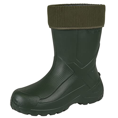 Dry Walker Grüne Herren-Regenstiefel mit Wärmer 45 EU Cover