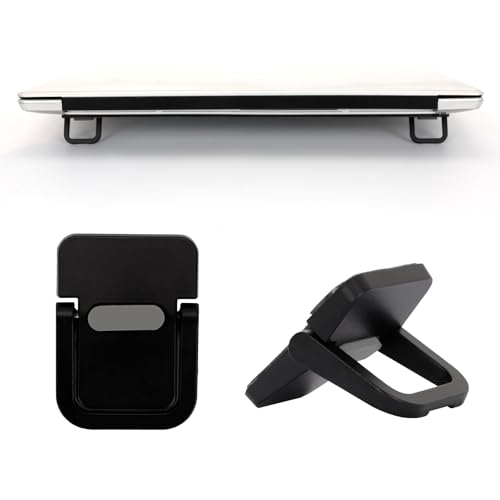Elevadores adhesivos portátiles para teclado, 4 piezas miniatura 1