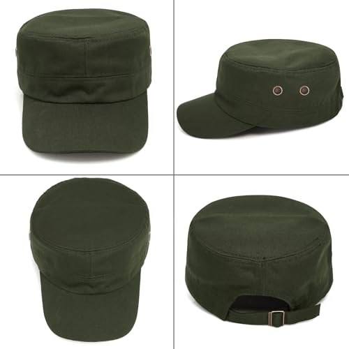 Image of Unisex Basic Cadet Army Caps Everyday Military Style Hat