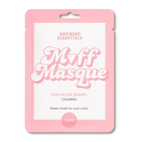 Muff Masque Moisturizing Plant-Based Vajacial Mask for Women Hydrating Vulva Care Sheet Mask