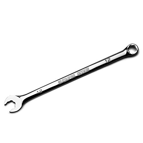 Image of Capri Tools 12 mm WaveDrive Pro Combination Wrench for Regular and Rounded Bolts
