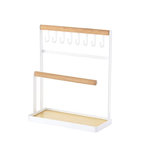 UNISOPH Présentoir à bijoux en bois et métal pour bijoux, colliers, bagues, montres Cover
