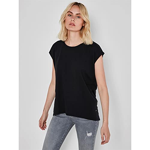 NOISY MAY NMMathilde Loose Long Top Frauen T-Shirt schwarz XS – Ansicht 3